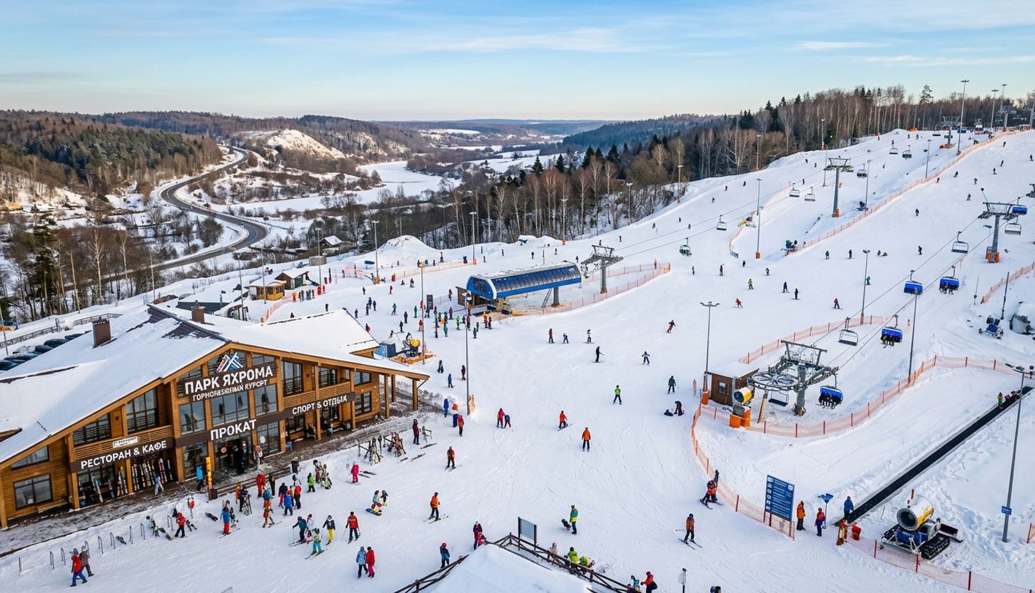 Лучшие горнолыжные курорты Подмосковья
