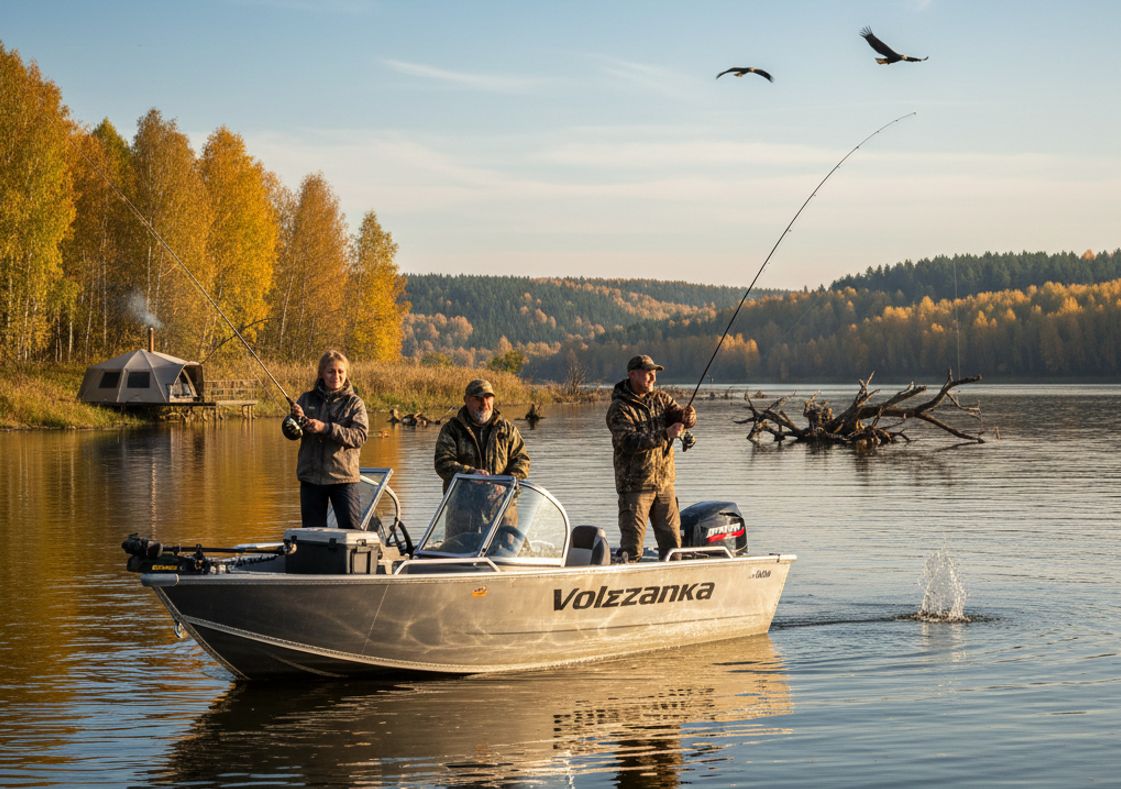 Организация туров на природу и рыбалку в Волжском бассейне в Чебоксарах