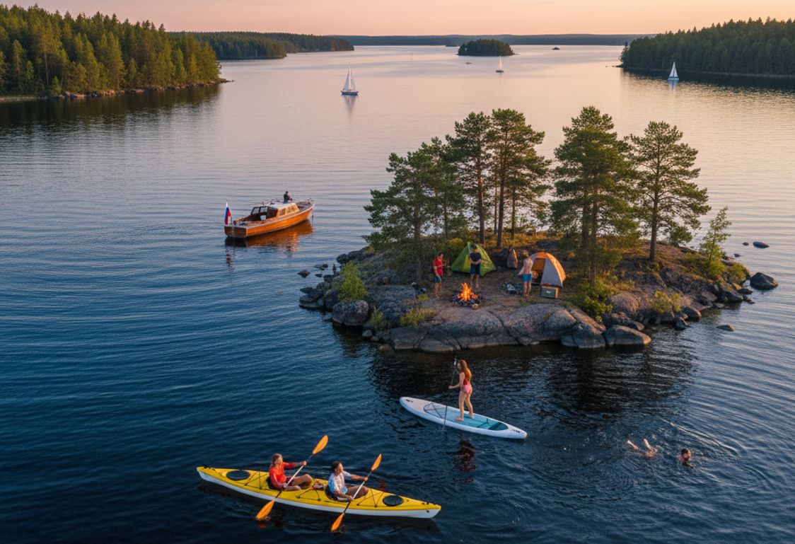 Прокат спортивного снаряжения в Петрозаводске для отдыха на Онежском озере