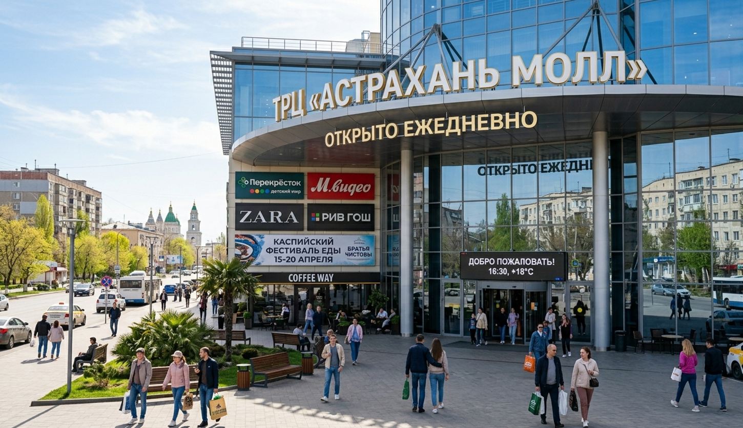 Шопинг в Астрахани
